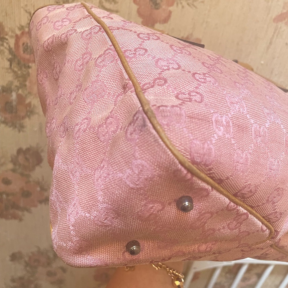 Gucci Pink and Brown Tote Bag - Picture 8 of 16